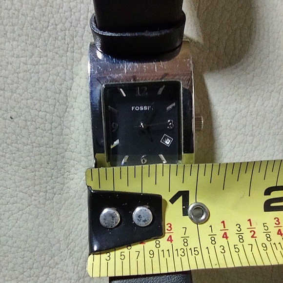 Roots Watch, Black Leather, Nickel Allergy Free, Water Resistant - Picture 8 of 8